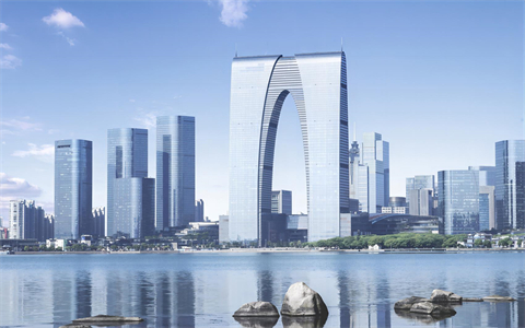 厚型防火涂料苏州东方之门应用案例